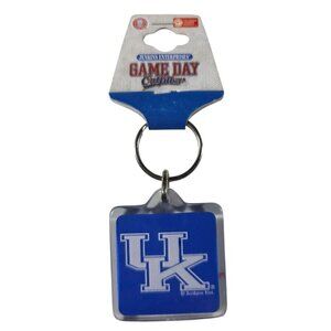 University Of Kentucky UK Acrylic Keychain Square Blue White college memorabilia